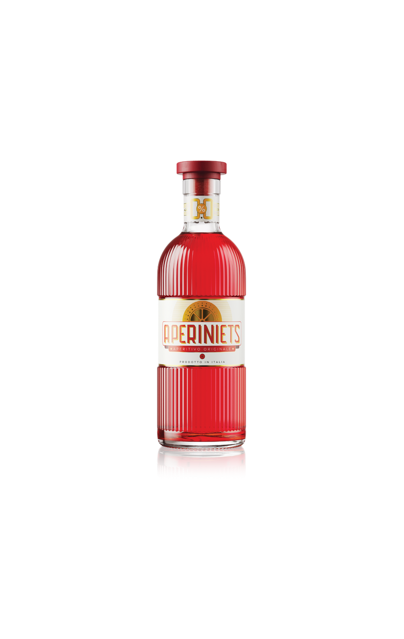 Bottle of Caperiniet's on a white background
